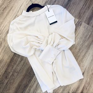 Who What Wear 🆕 w/ Tags High Neck Blouse Size M